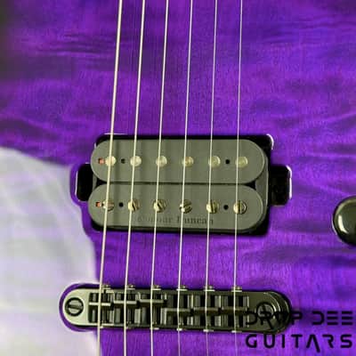 ESP USA M-I NTB NT Electric Guitar w/ Case - Dark Purple Sunburst image 6