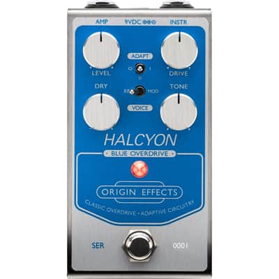 Origin Effects Halcyon Blue Overdrive Pedal image 1