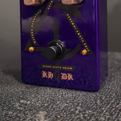 KHDK Electronics LCFR: The Second Coming | purple | Nergal of Behemoth signature limited edition overdrive/boost pedal image 3