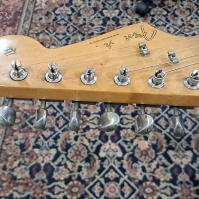 Fender Stratocaster 1959/'60 - Old Olympic White Stage Player image 13