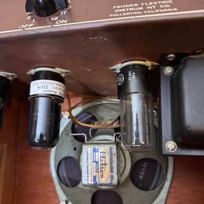 Vintage 1954 Fender Tweed Champ 5D1 Wide Panel Clean USA Amplifier Combo *1950s* image 19
