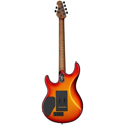 Ernie Ball Music Man Luke 4 HSS Electric Guitar, Fireball image 6