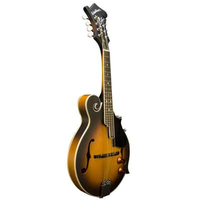 Washburn M3EK  F  Style Mandolin Pack with Spruce Top, Maple Back and Sides, 20 Frets, Maple Neck, Tobacco Sunburst image 6