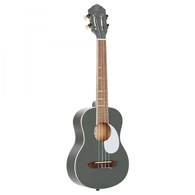 New Old Stock Open Box W/Gig Bag, Humidifier, Wall Hanger, Mic Stand Clamp & Stand Ortega Gaucho Series Ukulele RGA 2020s - Platinum Gray image 1