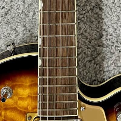 Gretsch G5655T-QM Electromatic Center Block Jr Quilted Maple w/Bigsby, Sweet Tea image 3