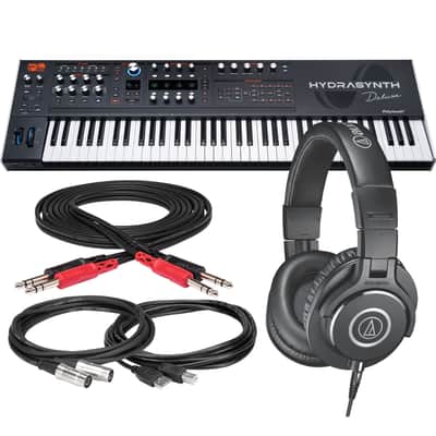 ASM Hydrasynth Deluxe Polyphonic Wavemorphing Synthesizer - Studio Kit