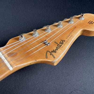 Fender Custom Shop 1958 Stratocaster, Heavy Relic-Faded Aged Candy Apple Red image 8