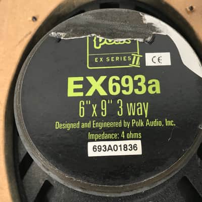 Vintage Polk EX693a Series 3 Way Speakers image 8