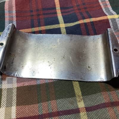 1960s-70s Vintage Fender Precision P-Bass Pickup Cover Plate Ashtray Chrome image 3