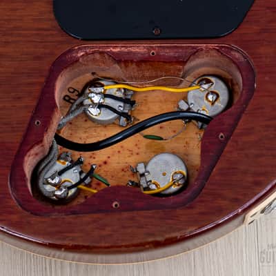 2000 Gibson Custom Shop Historic 1959 Les Paul Standard R9 Plain Top Unburst, 100% Original w/ 57 Classic PAFs, Case image 15