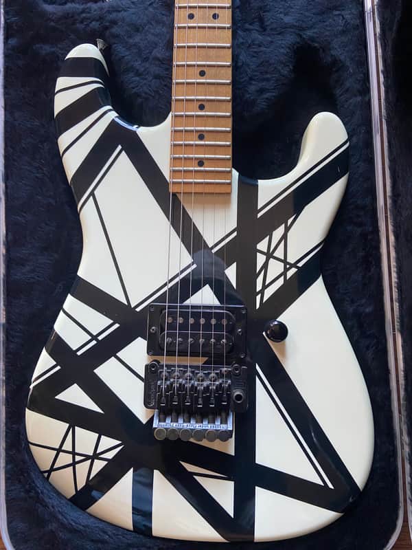 Jackson USA Strat 1989 - Striped B/W image 1