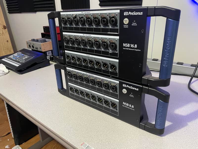PreSonus NSB 16.8 16x8 AVB Network Stagebox 2018 - Present - Black image 1