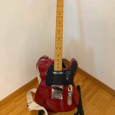 Fender American Ultra II Telecaster with Maple Fretboard 2024 - Present Sinister Red image 3