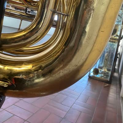 Very Clean Used Yamaha YBB-641 Concert BBb Tuba in Yellow Brass,Lacquered, good valves; with Case, Mouthpiece image 18