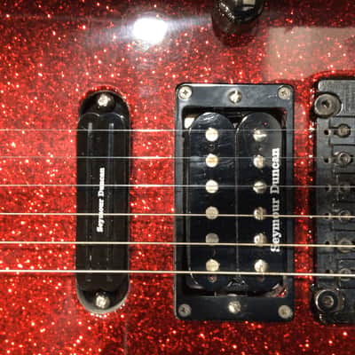 Charvel 375 Deluxe 1989 Red Sparkle w/ HSC MIJ