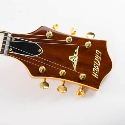 Gretsch G6120T-55 Vintage Select '55 Chet Atkins Hollow Body with Bigsby 2023 Vintage Orange Stain image 15