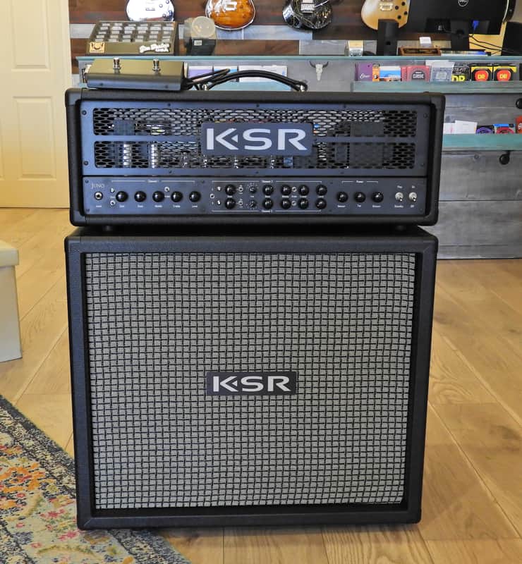 KSR Amplification Juno 100 Watt Head With 2X12 Cabinet 2024 - Black image 1