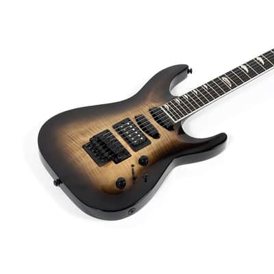 Kramer SM-1 Figured Electric Guitar - Regular Black Denim Perimeter image 3