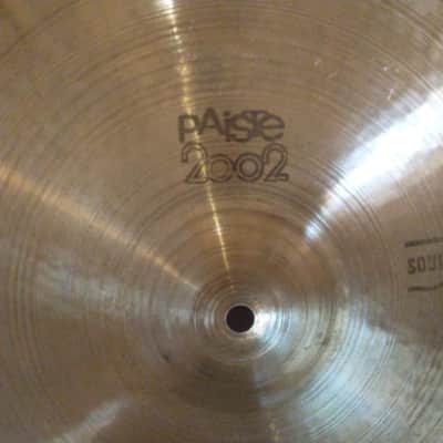 Paiste Vintage Black label sound edge 2002 14 inch hi hats lightweight collectors! image 5