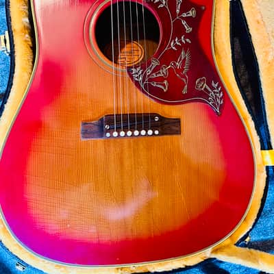 Gibson Hummingbird 1967 Cherry Sunburst image 2