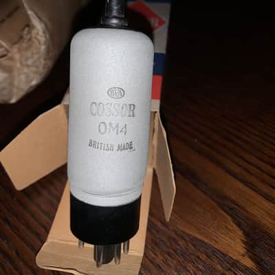 Cossor OM4 1940’s - 1950’s - Silver NOS New Valve Tubes Great Britain image 1