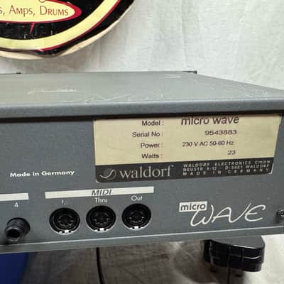 Waldorf Micro Wave microwave Rev B Rackmount Synthesizer Module image 12
