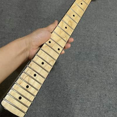 New Maple 22 Fret 27 inch Baritone guitar Neck Gloss 42 mm Nut image 6
