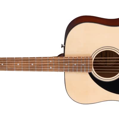 Fender California Standard Redondo Lefty LH Spruce Top Black Pickguard Natural image 3