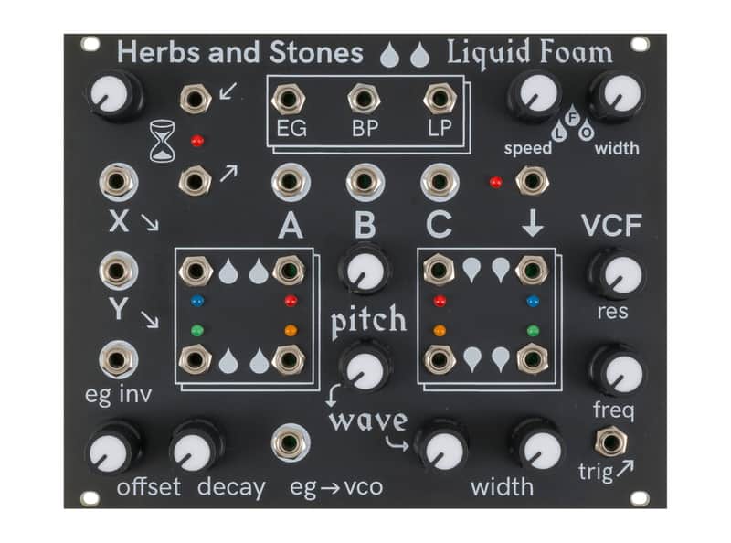 Herbs and Stones Liquid Foam Analog Groovebox (Eurorack) [USED]