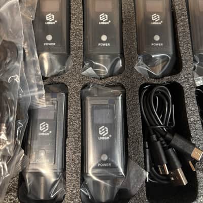 LGBGM A9 6-Pack UHF Wireless In-Ear Headphone Monitor System - Black - BRAND NEW image 3