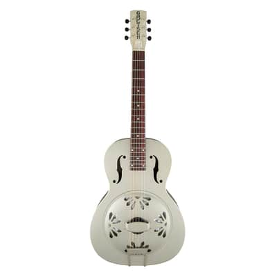 Used Gretsch G9201 Honey Dipper Round-Neck Brass Body Resonator Guitar image 2