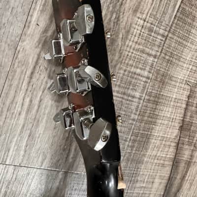Vintage Tiesco Checkmate Guitar 1970 Sunburst 6 String Classical Flattop image 20