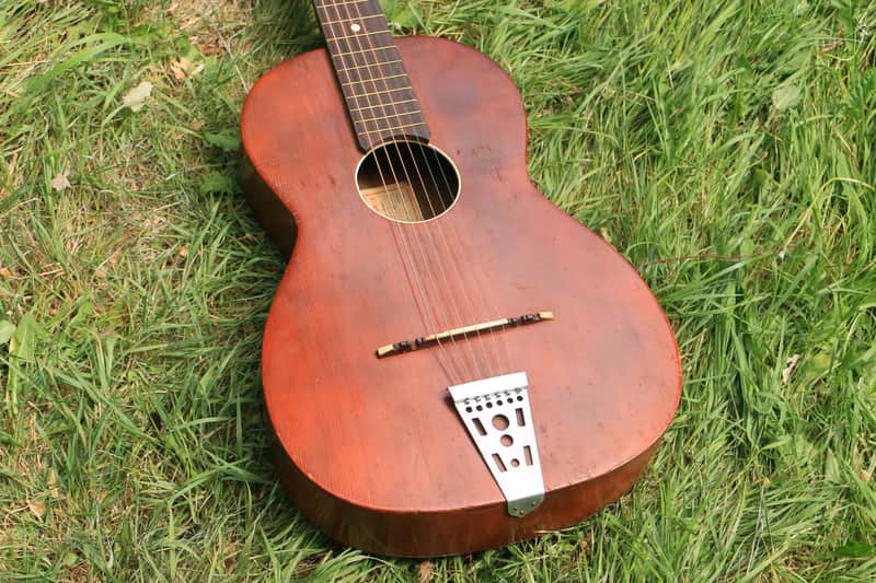 Carmelo Catania Cherry Sunburst Acoustic Guitar Steel String MADE IN ITALY 1957 - Good