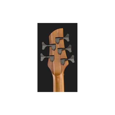 Harley Benton MSB-5 Black Flame Burl image 7