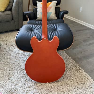 Epiphone Casino Worn (CME Limited Edition Sunrise Orange) 5.9. lbs image 3