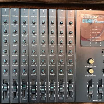Boss BX-8 8-Channel Stereo Mixer 1980s - Black image 2