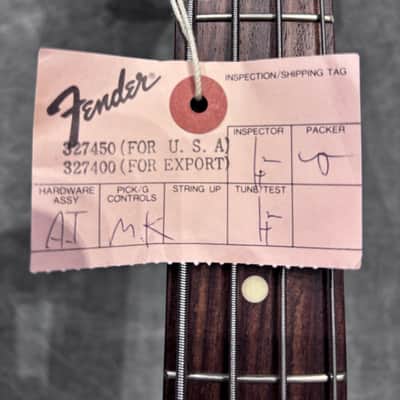 Squier Precision Bass silver series 1993-94 UNPLAYED image 16