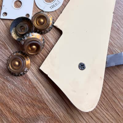 Gibson aged set, Pickguard, Pickup rings, switch plate, Top Hat knobs and jack plate, Les Paul, relic | 59 Parts image 7