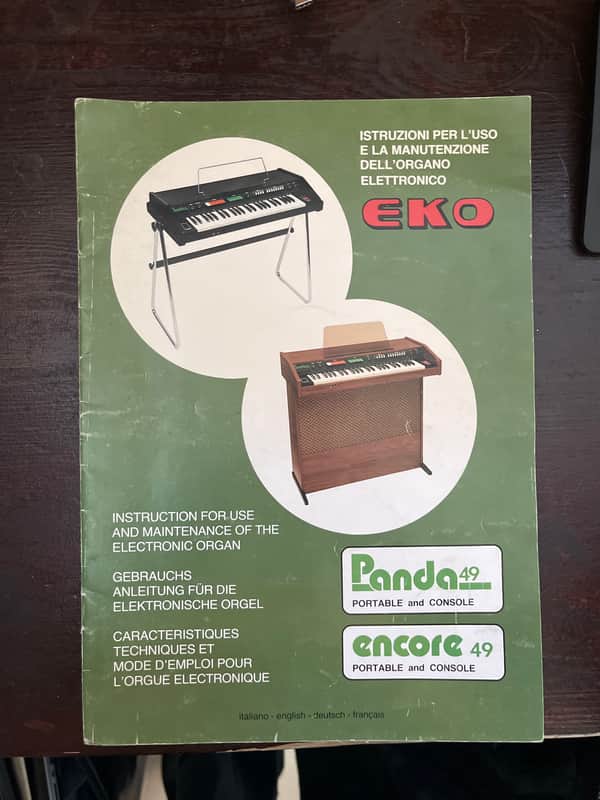 Eko Panda encore 49 manual image 1