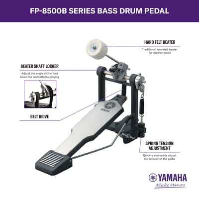 Yamaha FP-8500B 8500 Single Pedal Belt Drive w/o Base Plate image 3