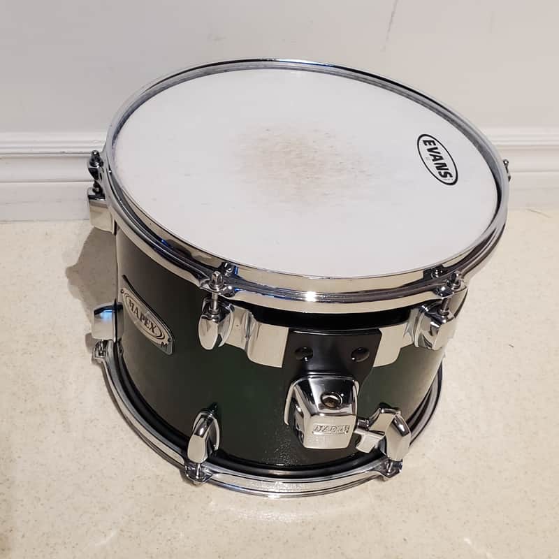Mapex M 12"x9"inch Tom Drum W/Mount - Lacquered Green Fade - Gorgeous Clean A+ image 1