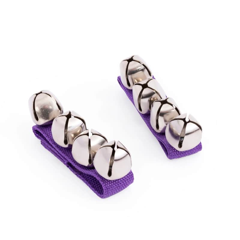 Wrist Bells - A Pair in Purple image 1