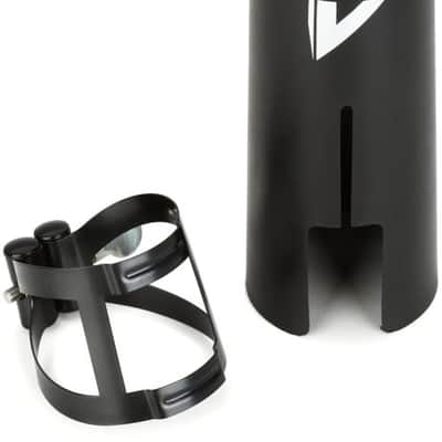 Vandoren M|O Bass Clarinet Ligature and Cap - Black image 2