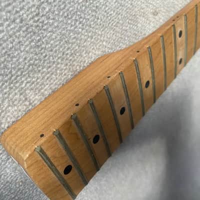 Harley Benton Roasted Maple Guitar Strat Style Neck, 21 Frets Fingerboard image 4