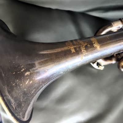 Bach Mercedes New York Bb Trumpet 1st Valve Trigger 3rd Valve Slide 1934 image 9