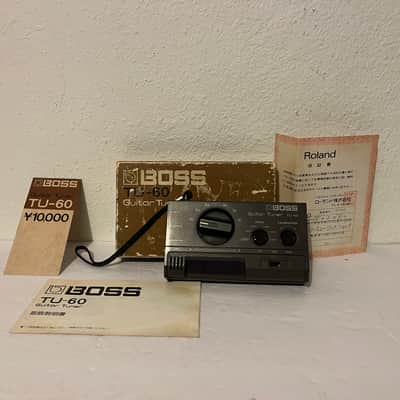 RARE Vintage BOSS TU-60 Guitar Tuner 1979 - 1983 Japanese HQ Portable Tuning image 9