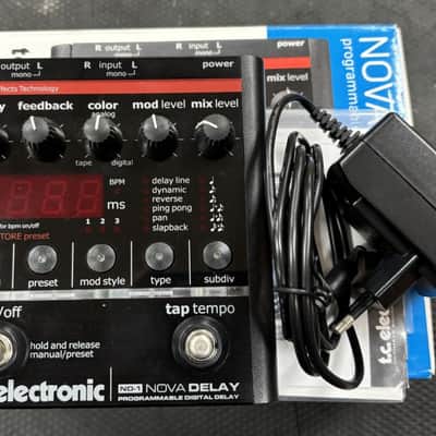 Tc Electronic ND1 Nova Delay Digital delay pedal effect image 1