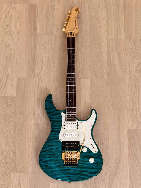 1998 Yamaha Pacifica 721JH Quilt Top HSH Superstrat Electric