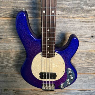 Ernie Ball Music Man StingRay Special Bass Guitar - Violet Sparkle Burst image 2