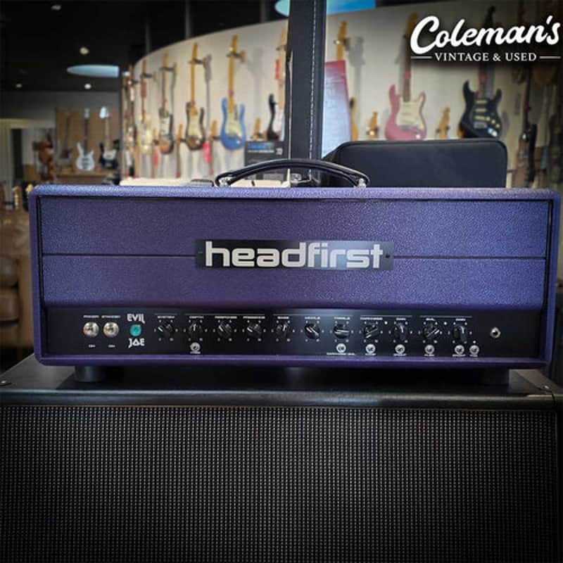 Headfirst Evil Joe 50w Head - Purple Tolex image 1